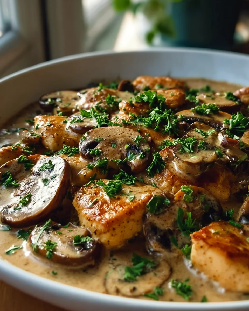 Schnelle Hähnchen-Pilzpfanne: Einfaches Rezept für Abendessen