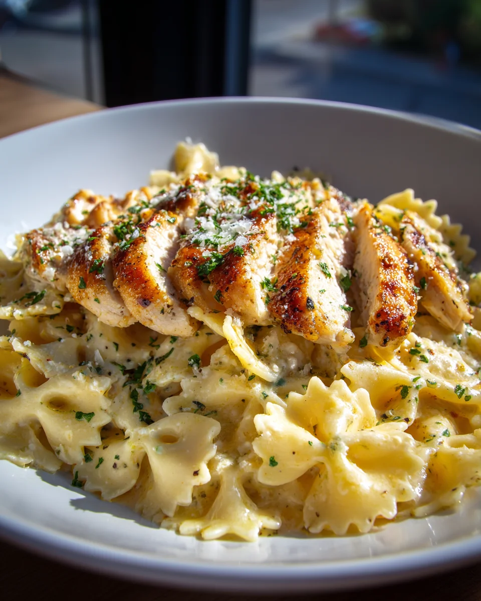 Cremige Hähnchen Knoblauch Parmesan Pasta: Dein Lieblingsrezept