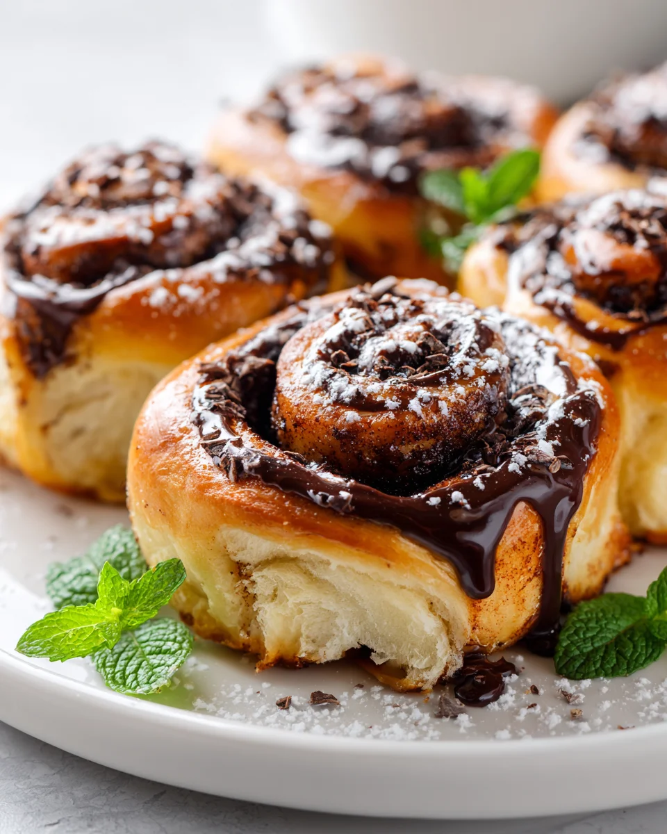 Klassische Schoko Zimtschnecken – einfach unwiderstehlich!