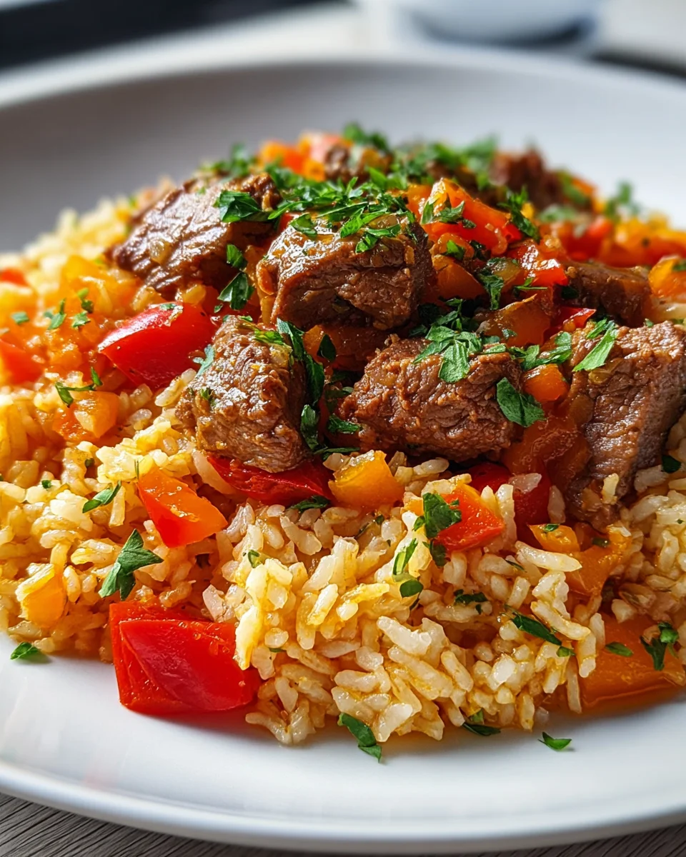 Serbisches Reisfleisch mit Rindfleisch – Authentisch & lecker