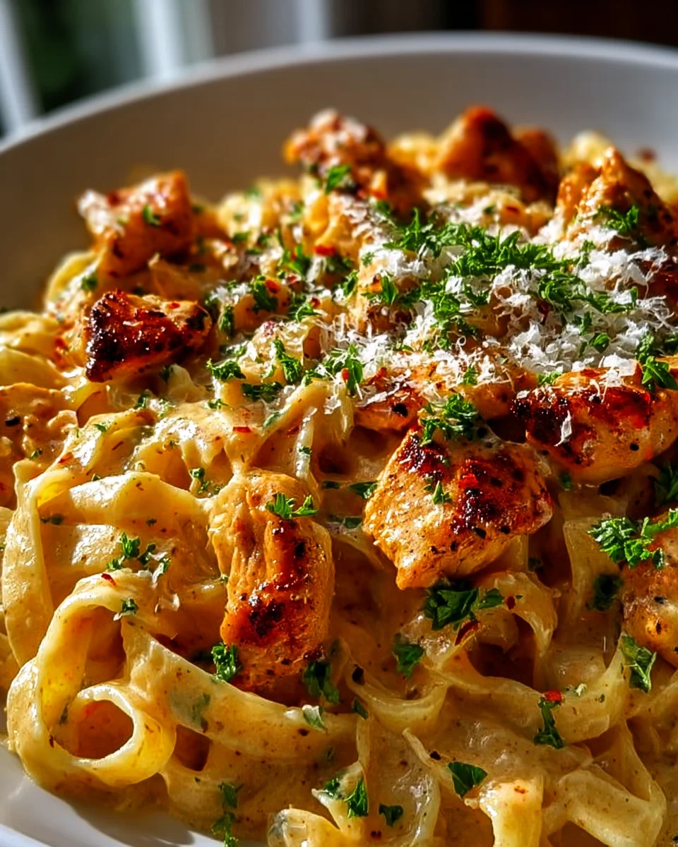 Cremige Cowboy Butter Chicken Pasta – Einfach & Köstlich