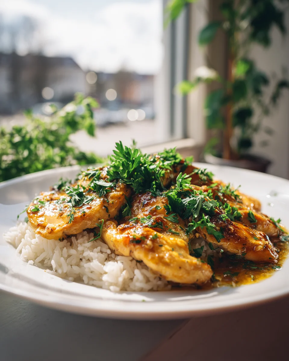 Honig Senf Hähnchen Reis Low Carb: Lecker & schnell!