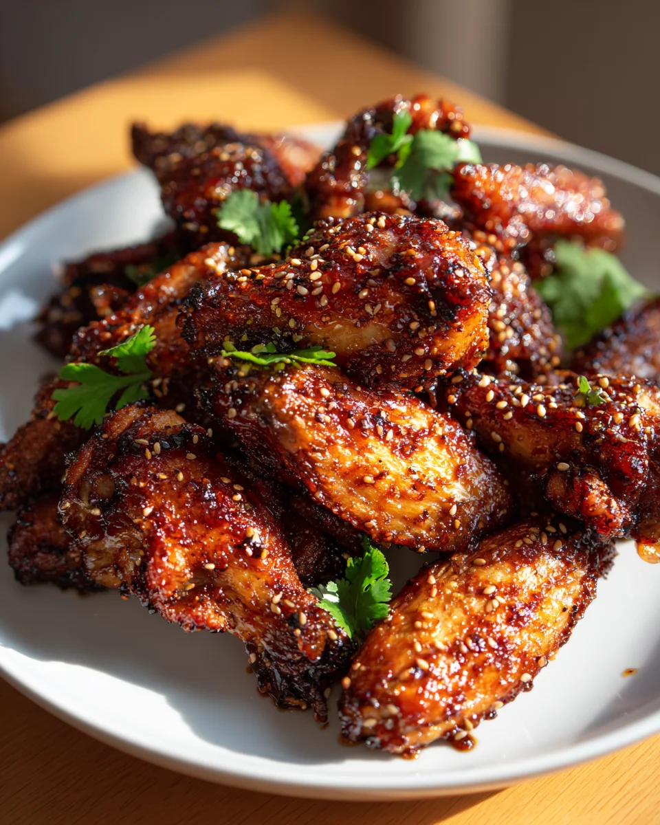 Klebrige Sojasoße Hähnchenflügel mit Sesam – Rezeptideen