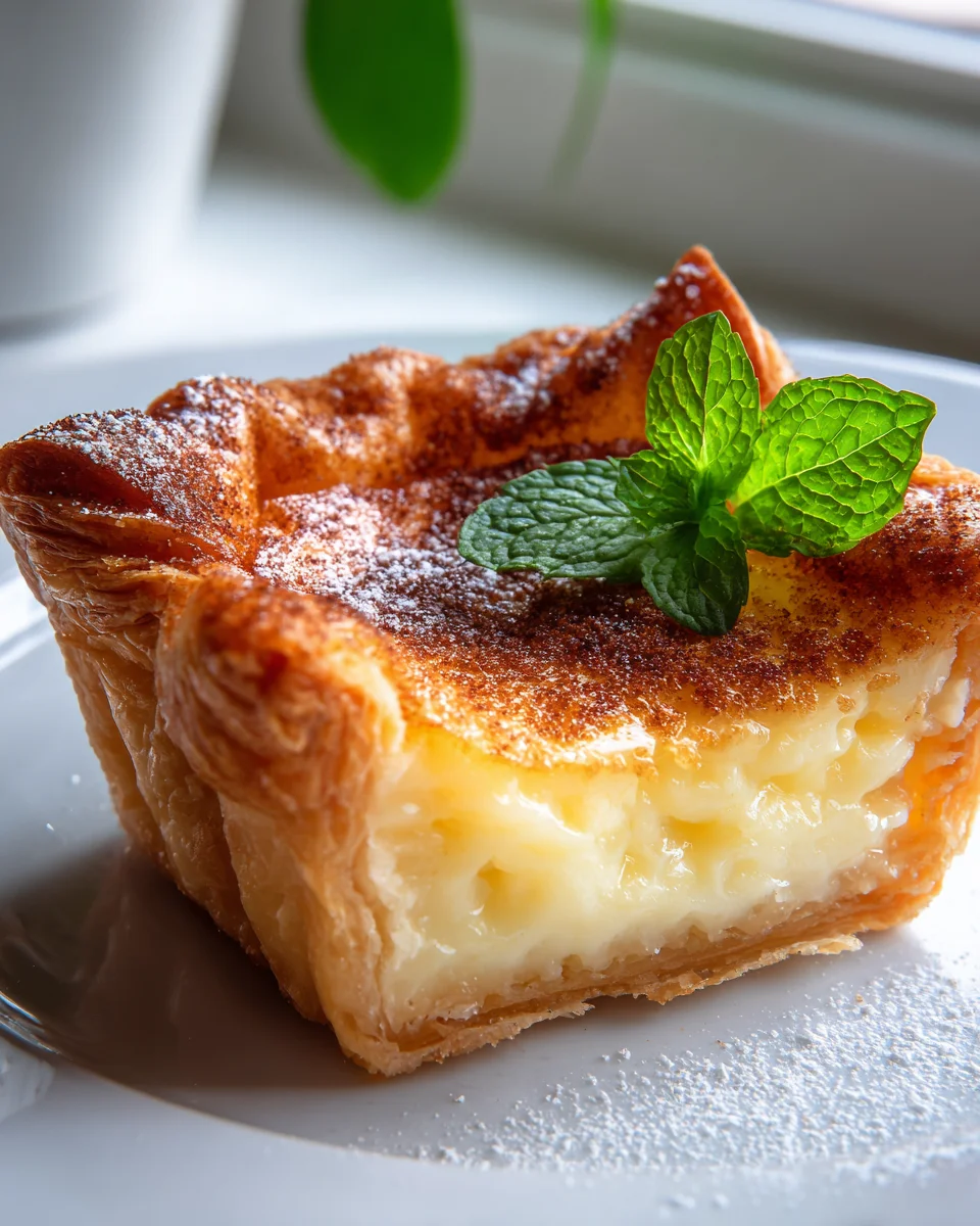 Griechische Pudding-Tartes mit Zimtzauber