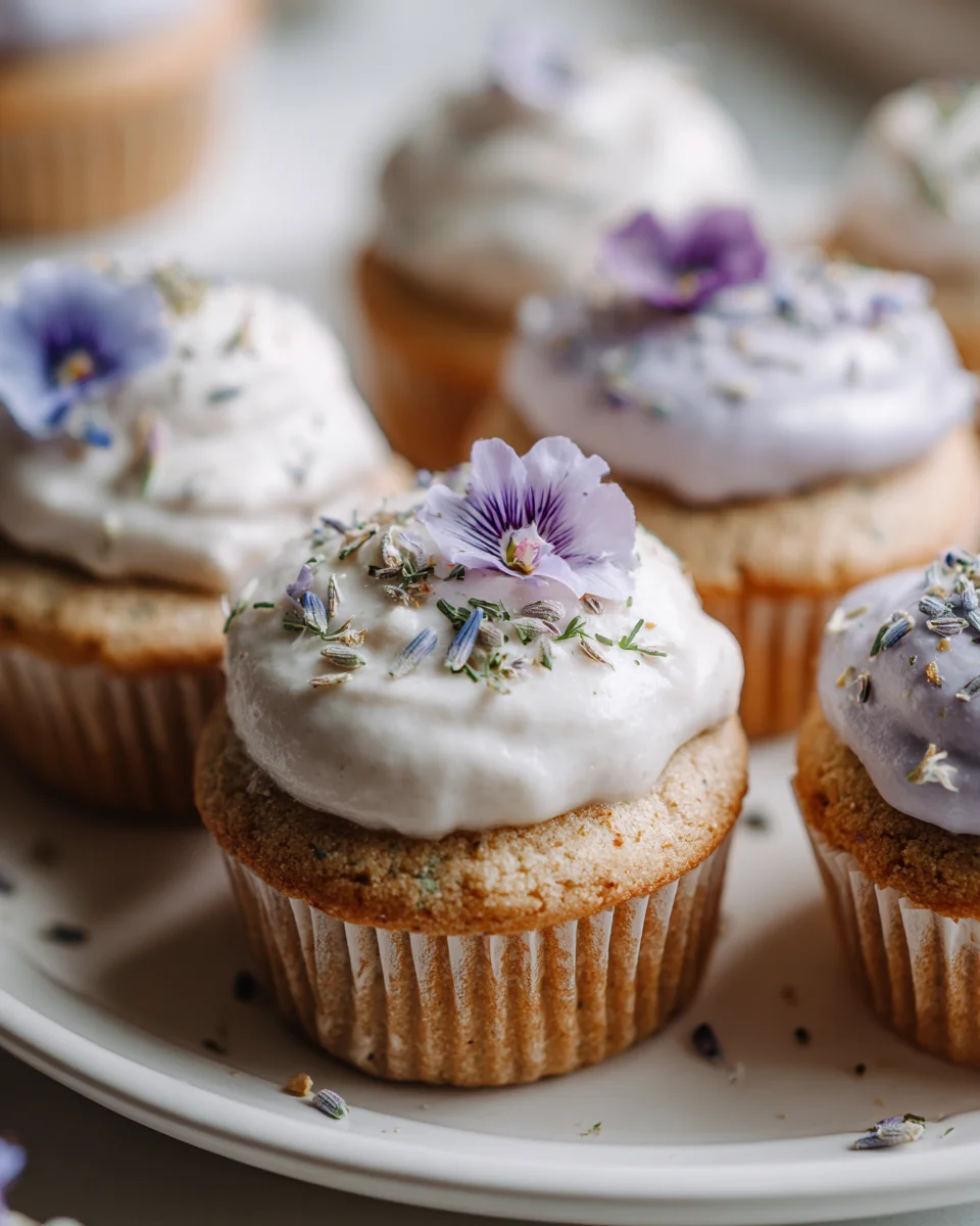 Vegan Sleeping Draught Cupcakes mit natürlichen Farben genießen!