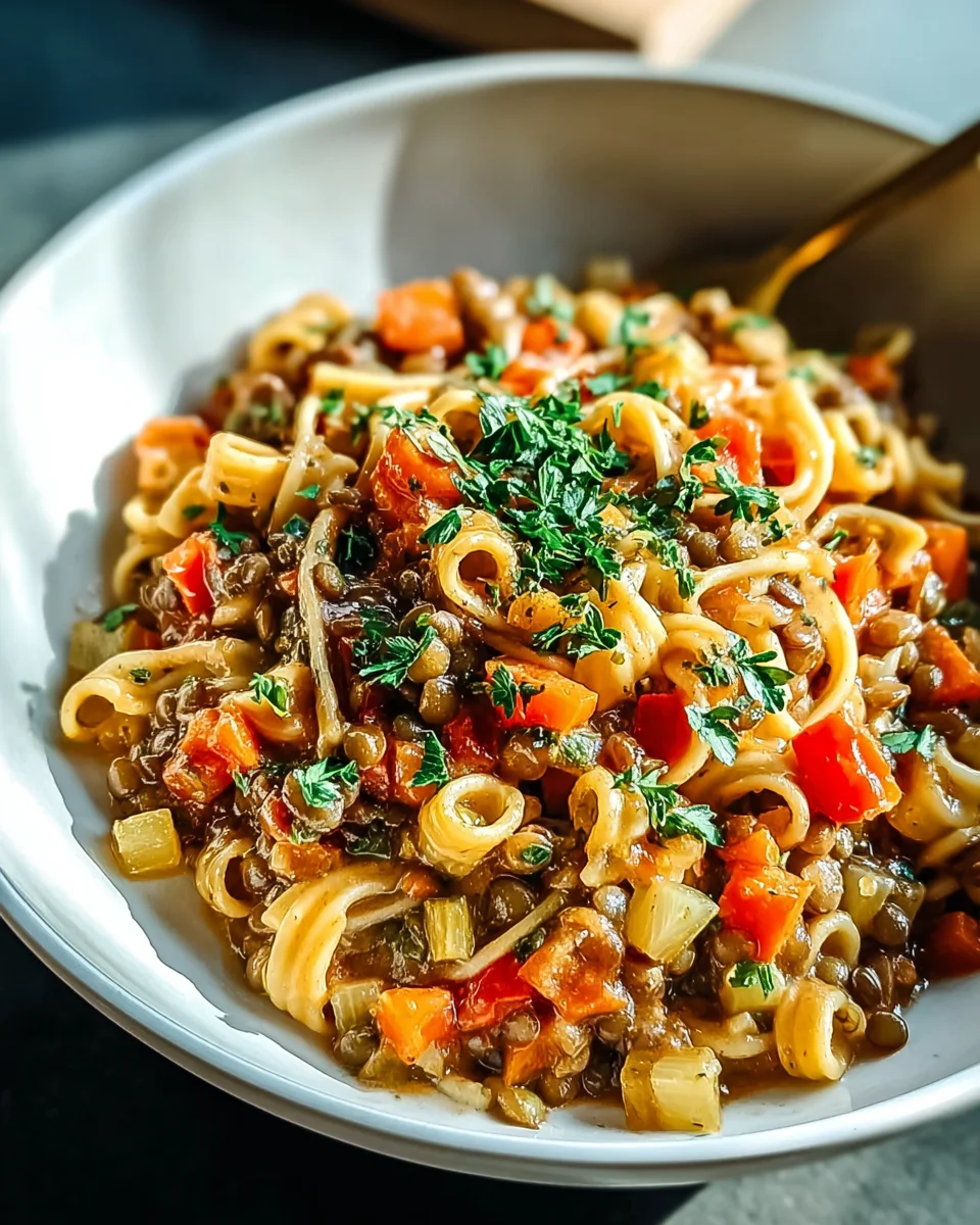 One Pot Pasta mit Linsen – Das ultimative Rezept entdecken!