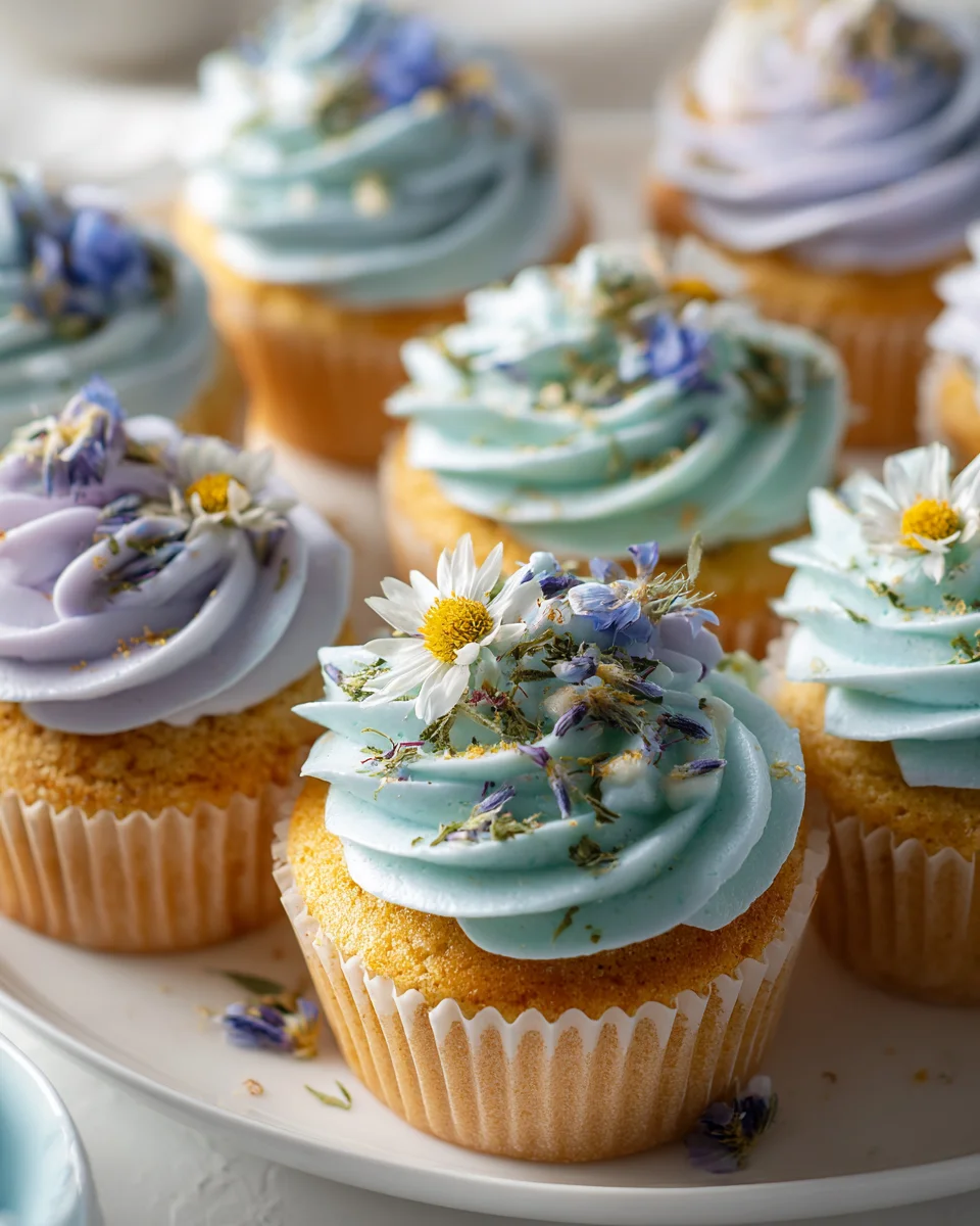 Vegan Sleeping Draught Cupcakes mit natürlichen Farben genießen!