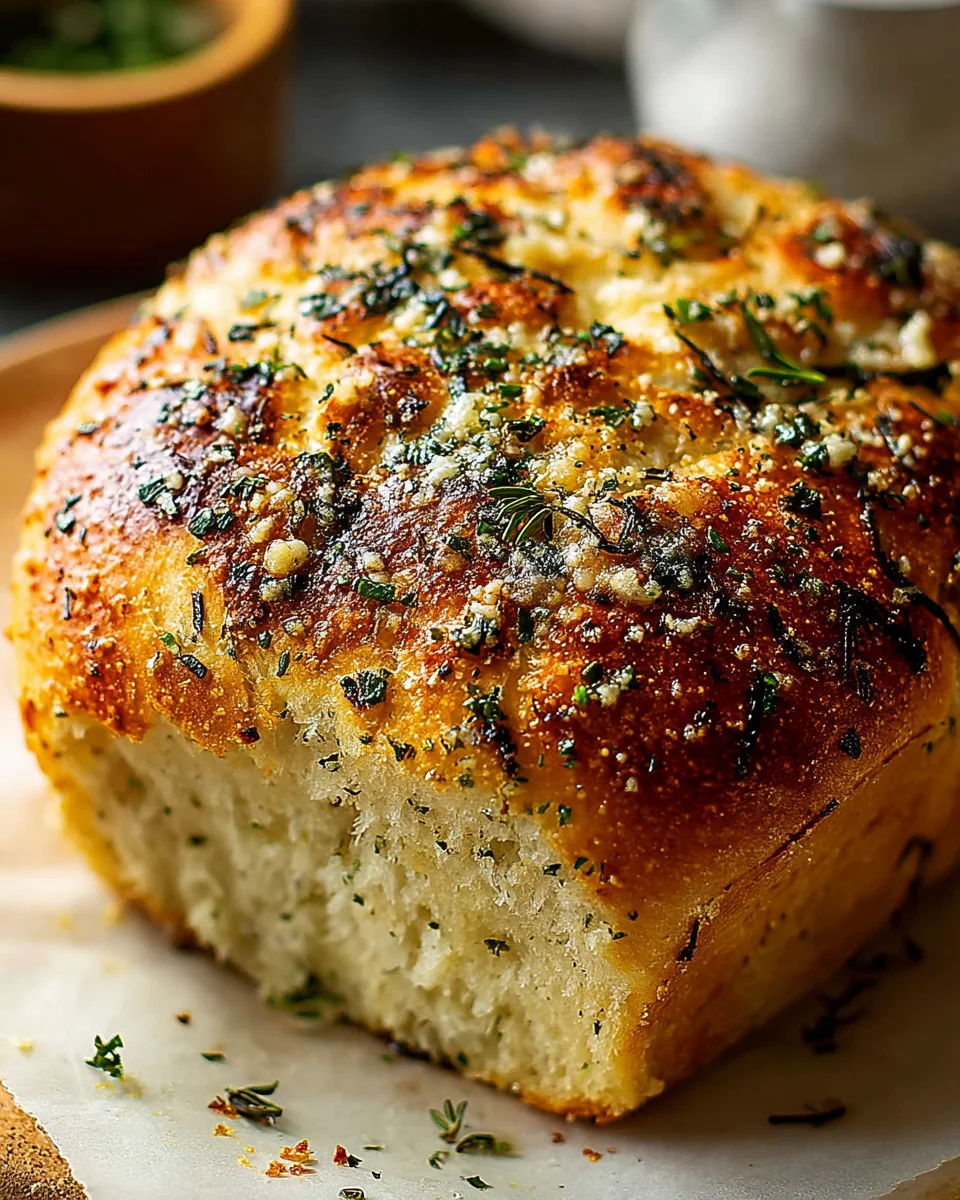 Knoblauch-Parmesan-Kräuterbrot: Leckeres Rezept für Zuhause
