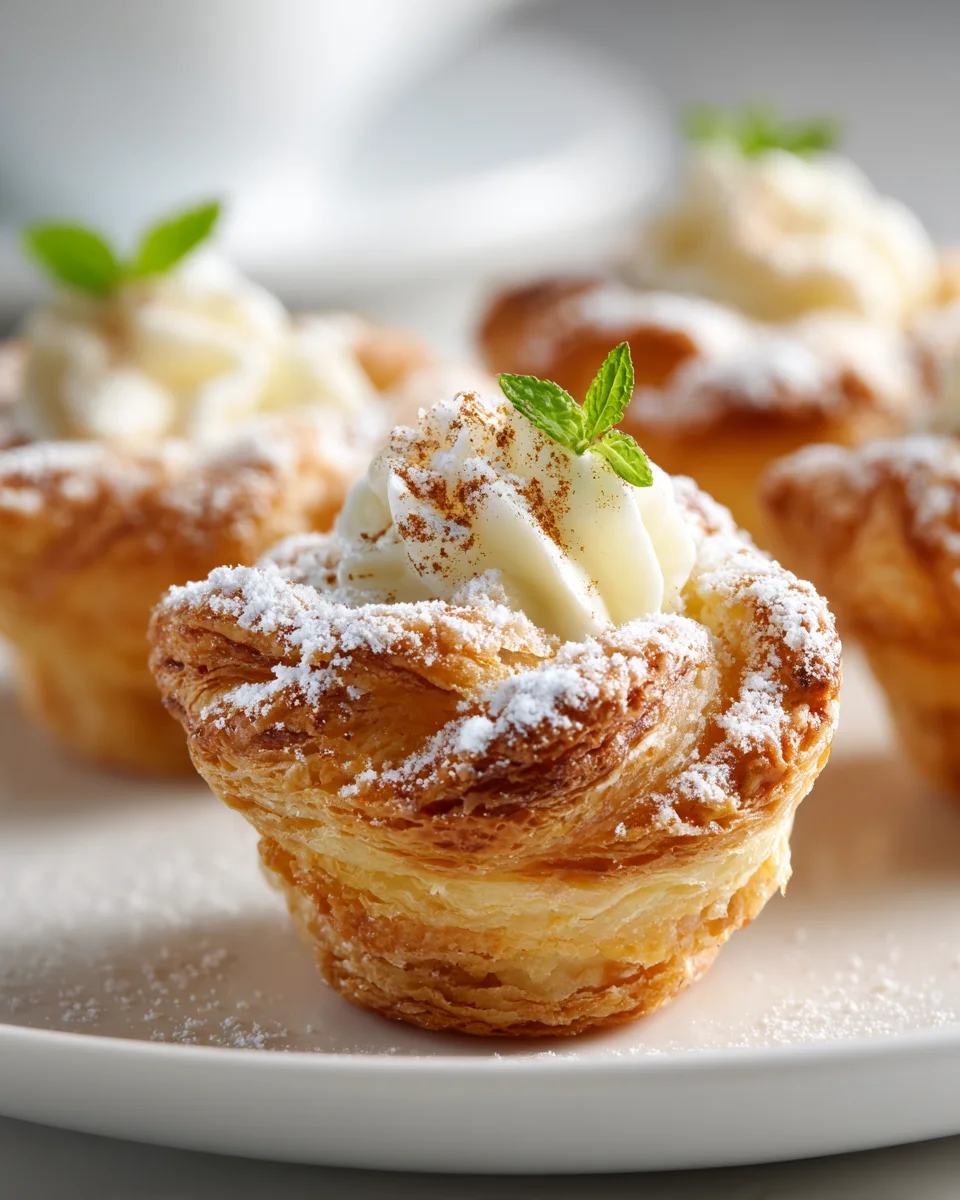 Party Ready Mini Süße Zimt-Drehscheiben Cups Rezept