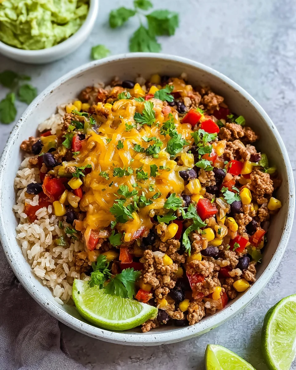 Leckere Taco Reis Bowl: Einfaches Rezept für jeden Tag!