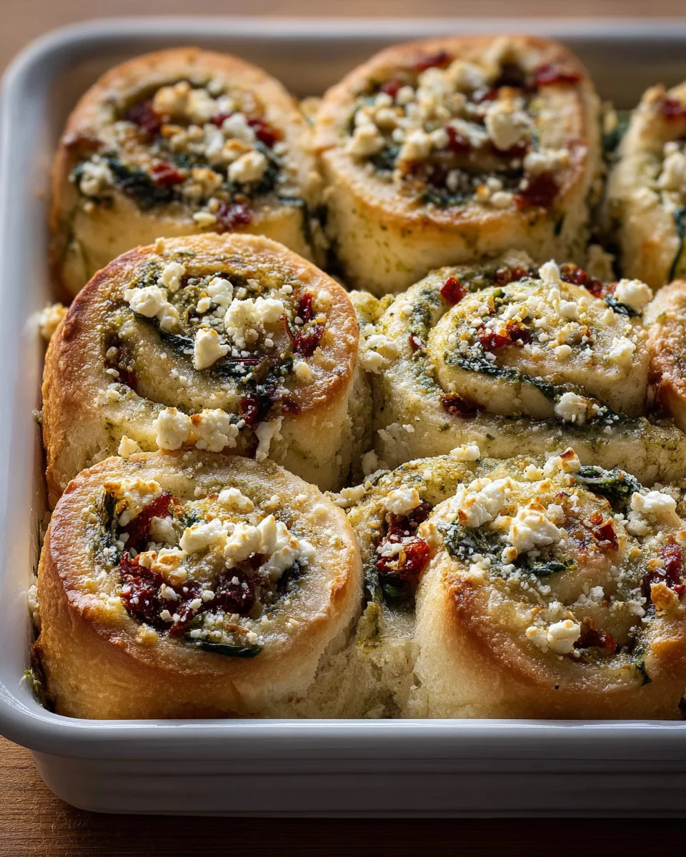 Pesto-Feta-Röllchen
