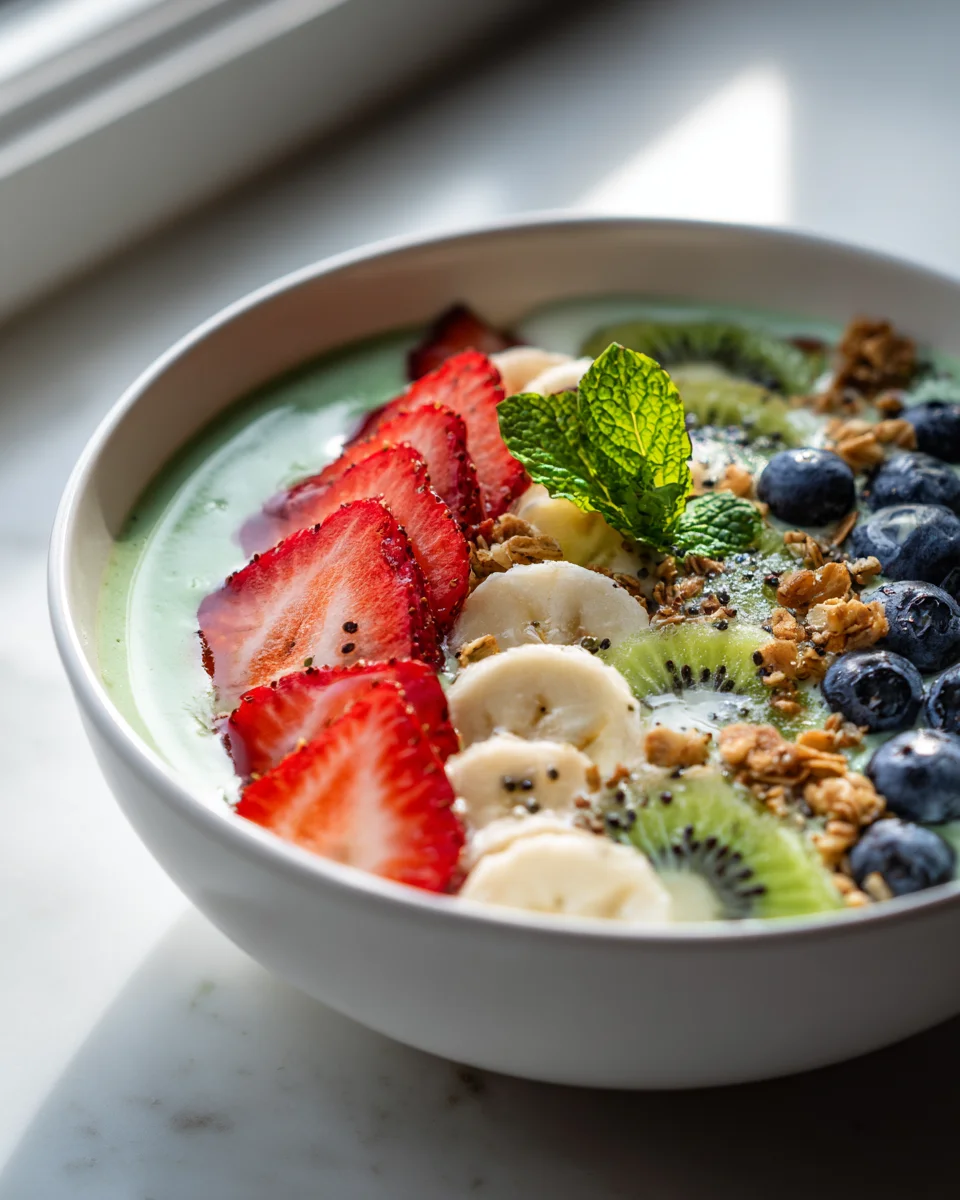 Leckere Smoothie Bowls mit Topping Mosaik für jeden Tag!