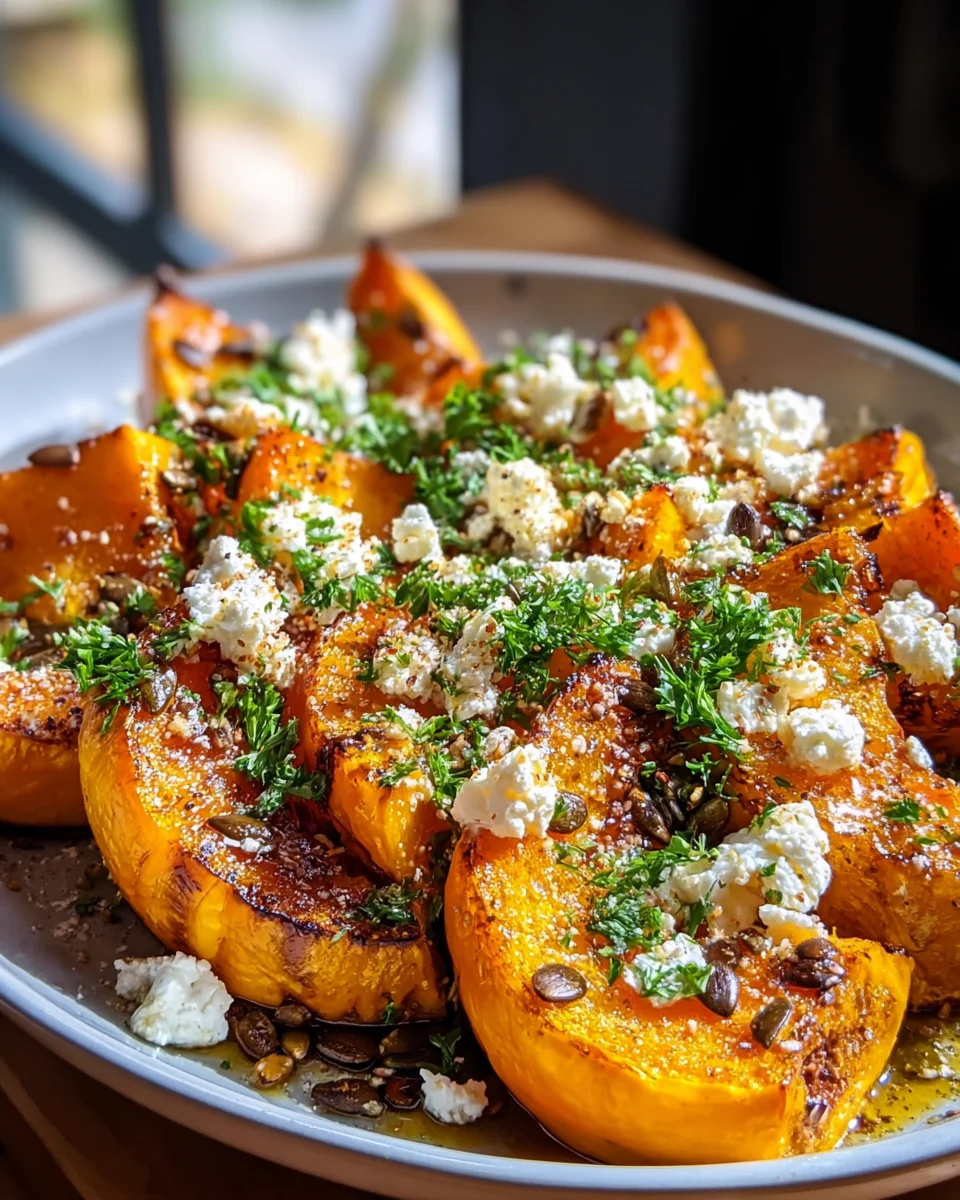 Ofen-Kürbis mit Feta und Honig – Ein köstliches Herbstrezept