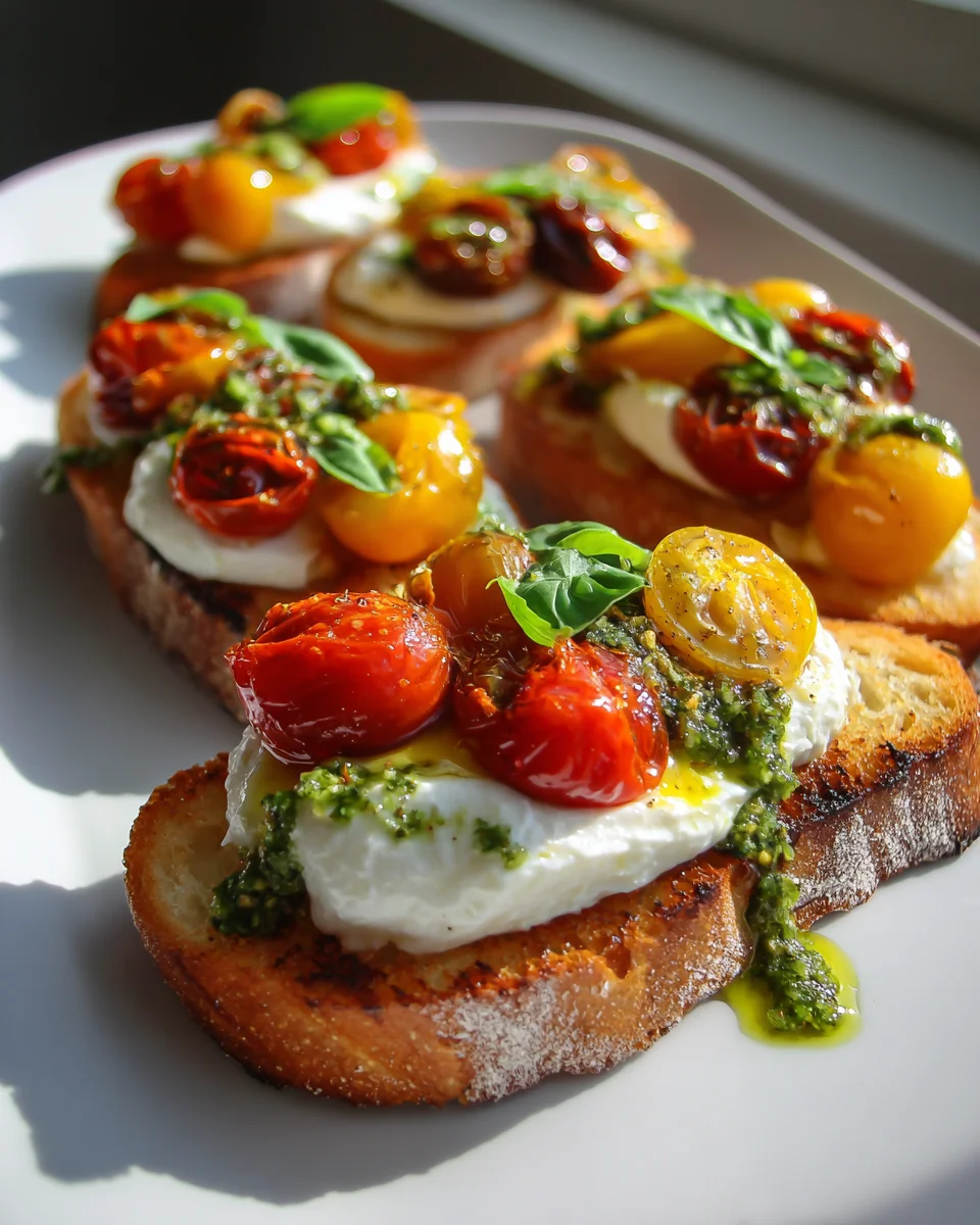 Leckere Burrata Bruschetta – Einfaches Rezept für Genuss!