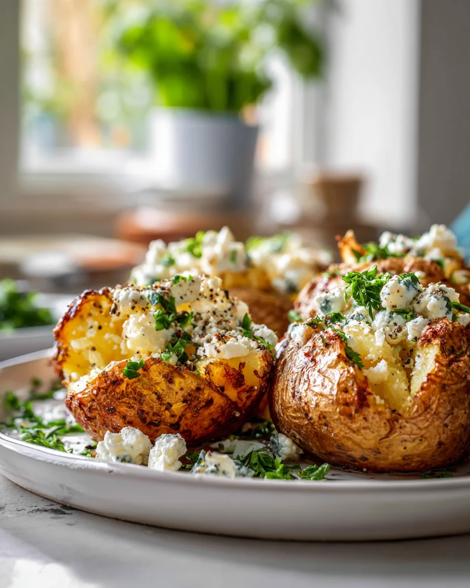 Feta-Kartoffeln aus dem Ofen: Herzhaft & Lecker!