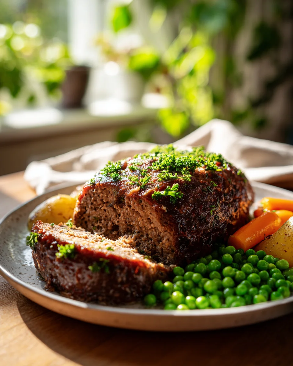 Herzhafter Hackbraten mit würziger Note
